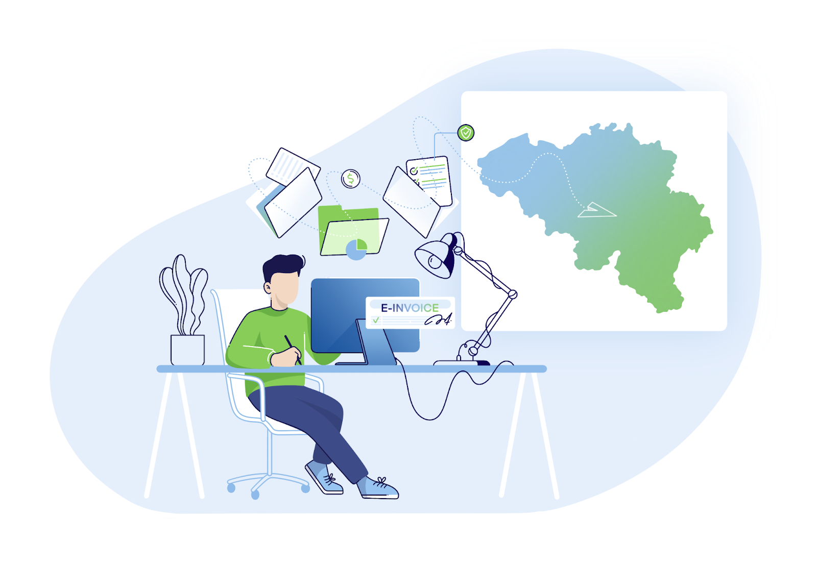 Storecove supports e-invoicing in Belgium.