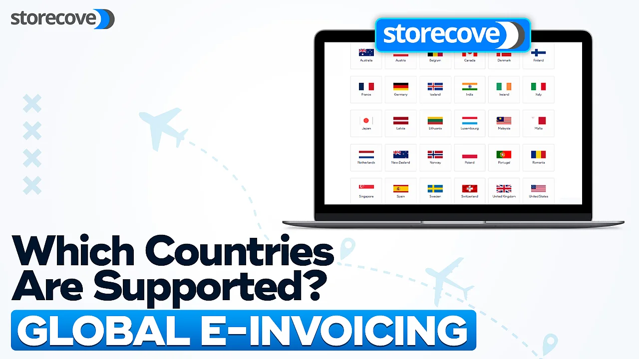 Which e-invoicing countries are supported by Storecove?